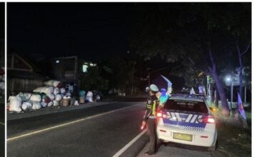 Satlantas Polres Nganjuk Gelar Patroli dan Penindakan dalam Operasi Keselamatan Semeru 2025