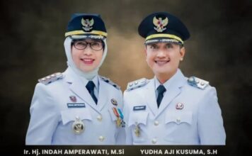 Bupati dan Wakil Bupati Lumajang Terpilih Indah Amperawati Dan Yudha Adji Kusuma Dilantik Secara Serentak di Istana Kepresidenan