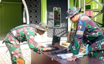 Tingkatkan Kecakapan Prajurit, Kodim Bojonegoro Gelar Uji Terampil Perorangan
