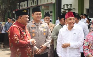 Kapolres Nganjuk Kawal Langsung Keamanan Peringatan Hari Santri Nasional di Mojosari