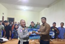 Polantas Menyapa: Satlantas Polres Nganjuk Sosialisasikan Tertib Lalu Lintas dan Ops Zebra Semeru 2025 kepada Warga Balongasem