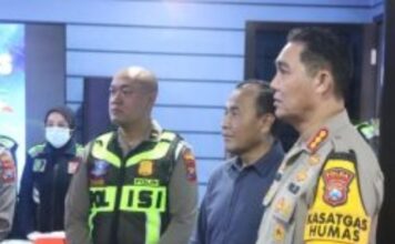Satgas Ops Lilin Semeru Polda Jatim Cek Pospam Terminal Purabaya Pastikan Pelayanan Maksimal