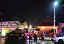 Patroli Blue light, Polres Nganjuk Pastikan Kamtibmas Kondusif Pasca Nataru