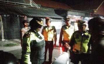 Polres Nganjuk Gelar Patroli Skala Besar, Ciptakan Kamtibmas Hingga Pelosok Desa