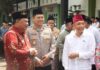 Kapolres Nganjuk Kawal Langsung Keamanan Peringatan Hari Santri Nasional di Mojosari