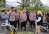 Kapolres Lumajang Bersama Jajaran Forkopimda Tinjau Lokasi Terdampak Banjir Gondoruso