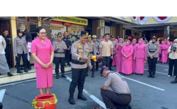 Kapolres Berharap Kepada 62 Personel Polres Lumajang Yang Naik Pangkat, Sebagai Motivasi Untuk Terus Mengembangkan Diri
