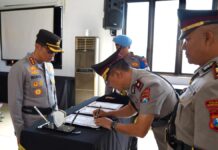 Penyegaran Organisasi, Sejumlah Pejabat Polresta Banyuwangi Berganti Posisi