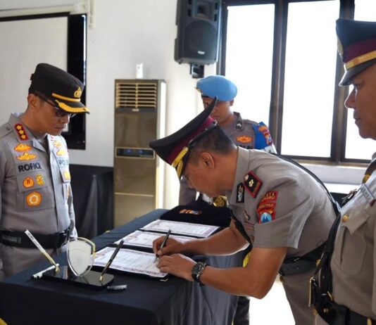 Penyegaran Organisasi, Sejumlah Pejabat Polresta Banyuwangi Berganti Posisi