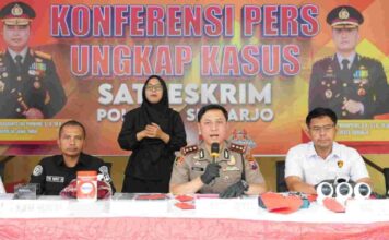 Polresta Sidoarjo Ungkap Penipuan Online Libatkan WNA Vietnam